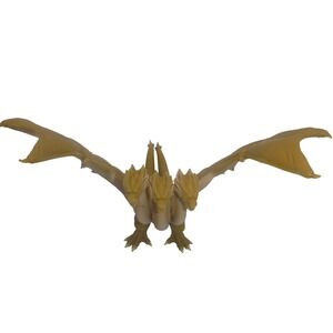 Bandai Movie Monster Series King Ghidorah 2019 Godzilla Vinyl Figure Gold Kaiju